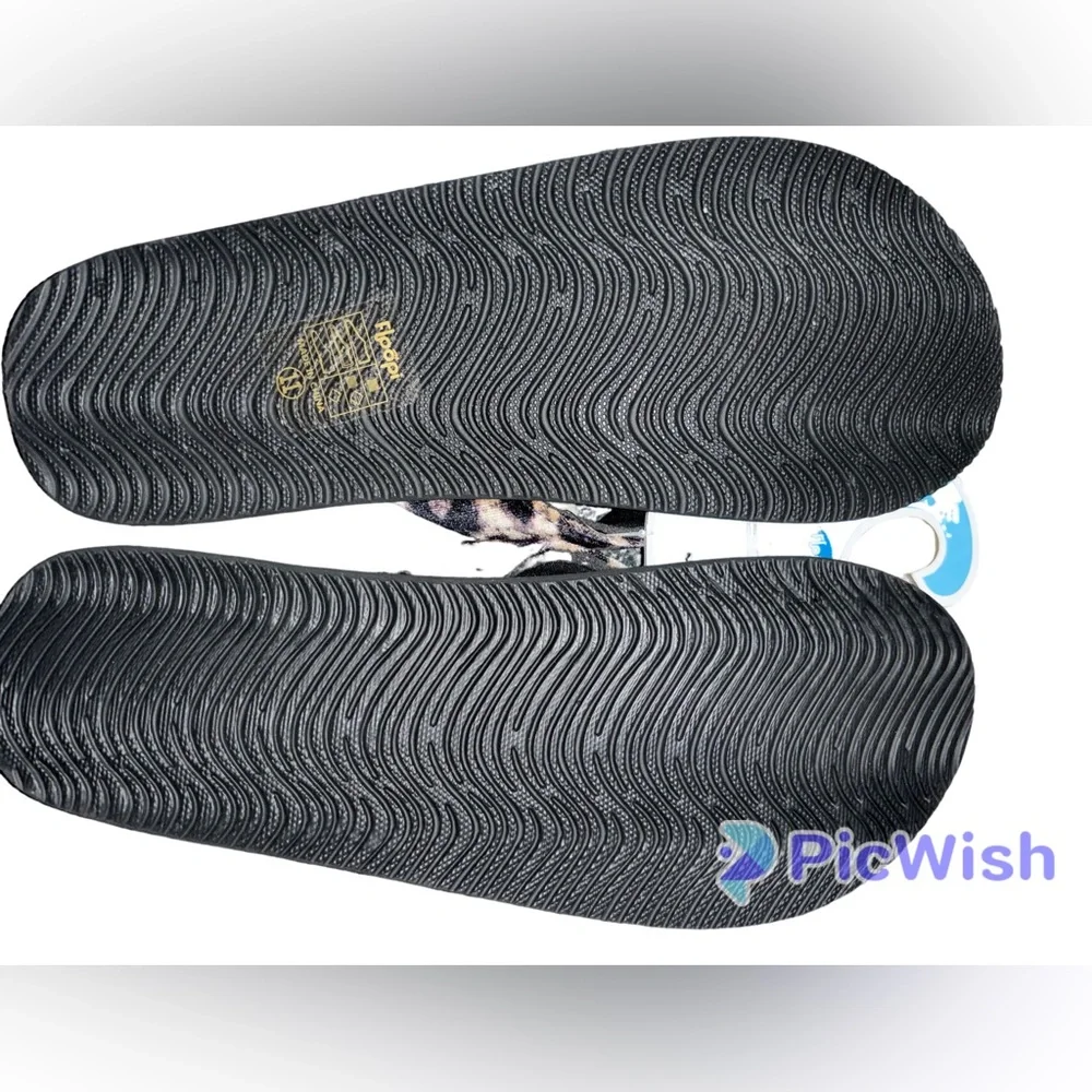 Floopi NWT Leopard Yoga Mat Flip Flops Size 11 Shoes